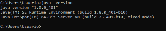 Verifica Java (opcional)